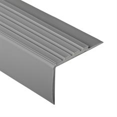 PVC Treppenkante dunkelgrau LxBxH=1500x70x42mm dicke 4mm