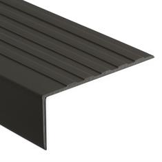 PVC Treppenkante schwarz LxBxH=1500x100x40mm