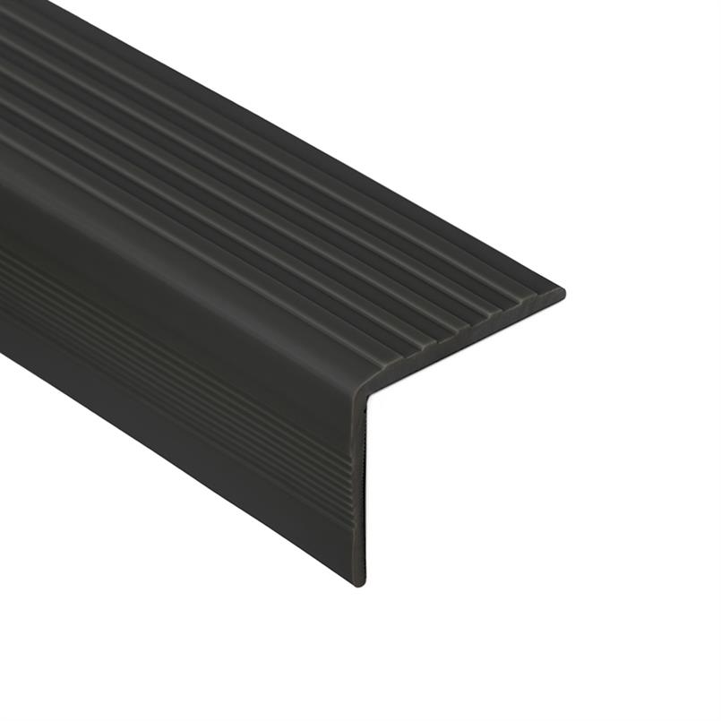PVC Treppenkante schwarz LxBxH=1500x50x45mm