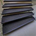 PVC Treppenkante schwarz LxBxH=1500x51x27