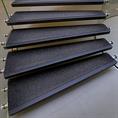 PVC Treppenkante schwarz LxBxH=1500x70x42mm dicke 4mm