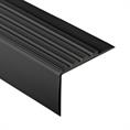 PVC Treppenkante schwarz LxBxH=1500x70x42mm dicke 4mm