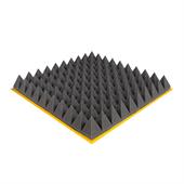 Pyramidenschaum grau 50x50x7cm selbstklebend (Set 10 Stück)