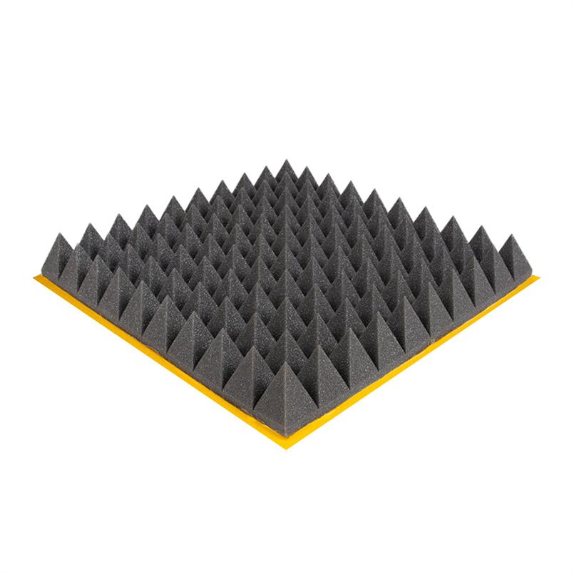 Pyramidenschaum grau 50x50x7cm selbstklebend (Set 10 Stück)