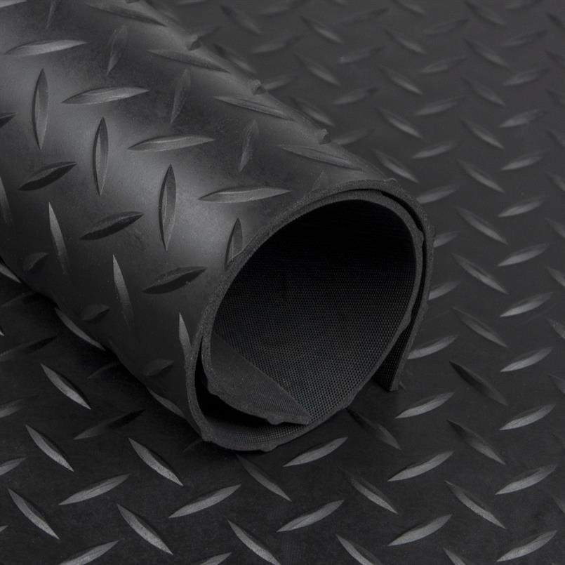 Riffelmatte schwarz 3mm (LxB=10x1,6m)