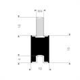 Schwingungsdämpfer Typ B 10x15mm (Set 10 Stück)