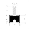 Schwingungsdämpfer Typ B 20x15mm (Set 10 Stück)