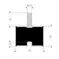 Schwingungsdämpfer Typ B 75x55mm (Set 5 Stück)