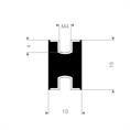 Schwingungsdämpfer Typ C 10x15mm (Set 10 Stück)
