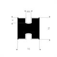 Schwingungsdämpfer Typ C 15x15mm (Set 10 Stück)