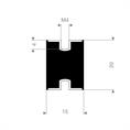 Schwingungsdämpfer Typ C 15x20mm (Set 10 Stück)