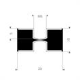 Schwingungsdämpfer Typ C 20x10mm (Set 10 Stück)