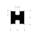 Schwingungsdämpfer Typ C 20x20mm (Set 10 Stück)