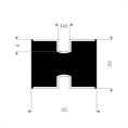 Schwingungsdämpfer Typ C 40x30mm (Set 10 Stück)