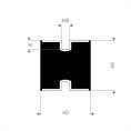 Schwingungsdämpfer Typ C 40x40mm (Set 10 Stück)