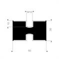 Schwingungsdämpfer Typ C 50x30mm (Set 10 Stück)