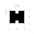 Schwingungsdämpfer Typ C 50x45mm (Set 10 Stück)