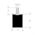 Schwingungsdämpfer Typ D 15x20mm (Set 10 Stück)
