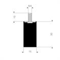 Schwingungsdämpfer Typ D 15x30mm (Set 10 Stück)