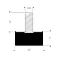 Schwingungsdämpfer Typ D 30x15mm (Set 10 Stück)