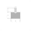 Schwingungsdämpfer Typ D 8x8mm (Set 10 Stück)