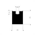 Schwingungsdämpfer Typ E 20x25mm (Set 10 Stück)