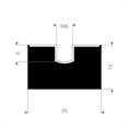 Schwingungsdämpfer Typ E 25x15mm (Set 10 Stück)