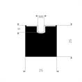 Schwingungsdämpfer Typ E 25x25mm (Set 10 Stück)