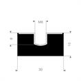 Schwingungsdämpfer Typ E 30x15mm (Set 10 Stück)