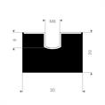 Schwingungsdämpfer Typ E 30x20mm (Set 10 Stück)