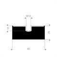 Schwingungsdämpfer Typ E 60x25mm (Set 10 Stück)