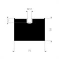 Schwingungsdämpfer Typ E 75x55mm (Set 5 Stück)
