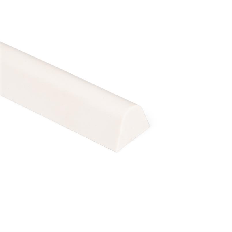 Silikon Profil weiß BxH= 17,5x13mm (L=25m)