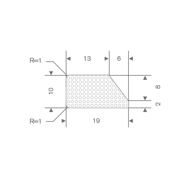 Silikon Schaumgummi Profil weiß BxH=19x10mm (L=30m)