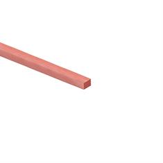 Silikon Schaumgummi Vierkantprofil rot BxH=7x5,5mm (L=100m)