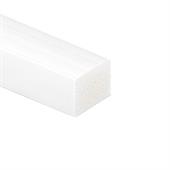 Silikon Schaumgummi Vierkantprofil weiß BxH=35x30mm (L=10m)