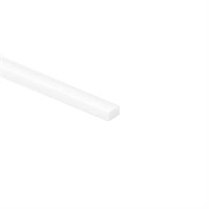 Silikon Schaumgummi Vierkantprofil weiß BxH= 9x5mm (L=50m)