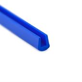 Silikon U-Profil blau 4mm / BxH=8x9,3mm (L=200m)