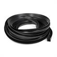 Silikon U-profil Schwarz 14mm / BxH=18x17mm (L=50m)