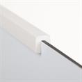 Silikon U-Profil weiß 3mm / BxH=9x10mm (L=125m)