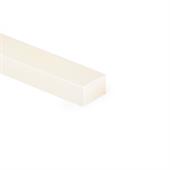 Silikon Vierkantprofil transparent BxH=23x15mm (L=10m)