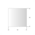 Silikon Vierkantprofil transparent BxH=30x30mm (L=10m)