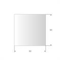 Silikon Vierkantprofil transparent BxH=30x30mm (L=25m)