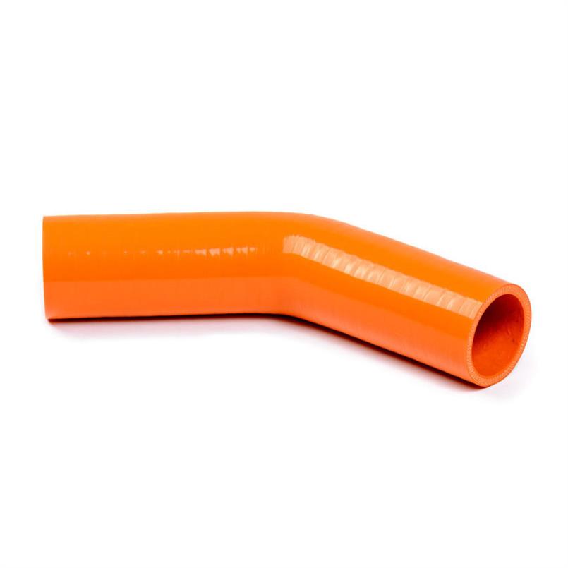 Silikonbogen 45° orange DN=63mm L=150mm