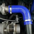Silikonbogen 90° blau DN=8mm L=150mm