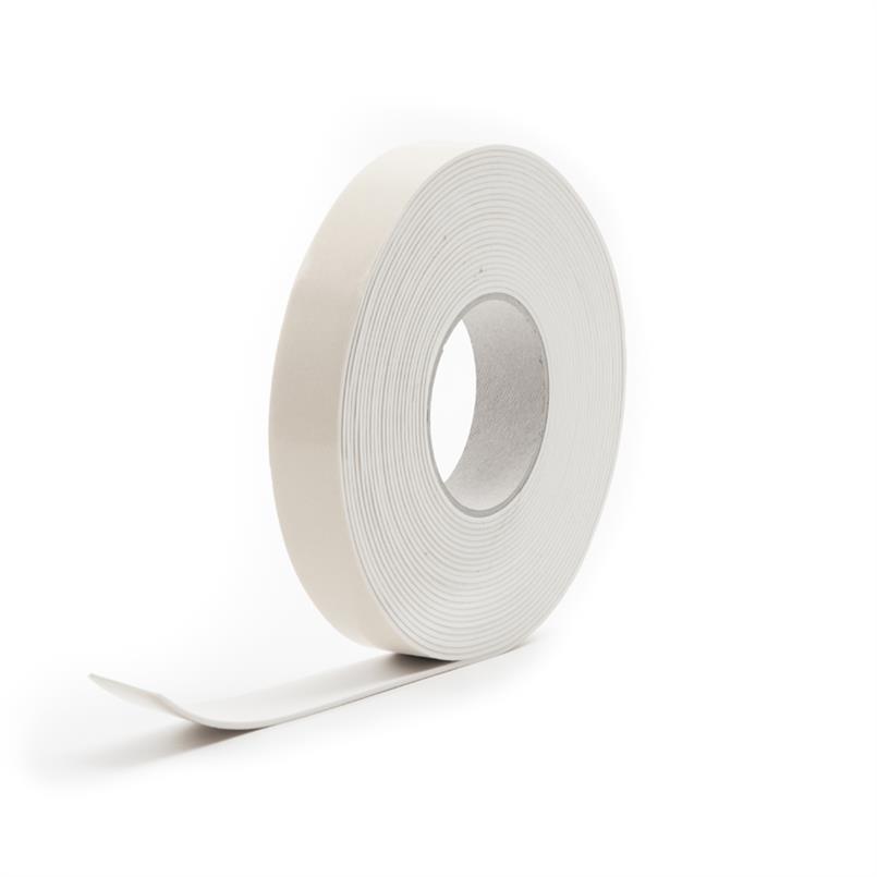 Silikonschaumband weiß 60x5mm (L=10m)