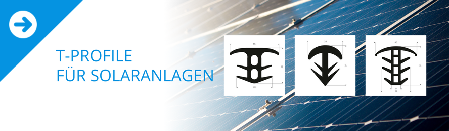 T-Profile von Technikplaza – Perfekte Dichtungslösungen für Solaranlagen ☀️🔩