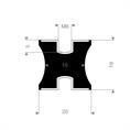 Tailledämpfer Typ C/F 20/15x19mm (Set 10 Stück)