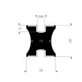 Tailledämpfer Typ C/F 26/18x28mm (Set 10 Stück)
