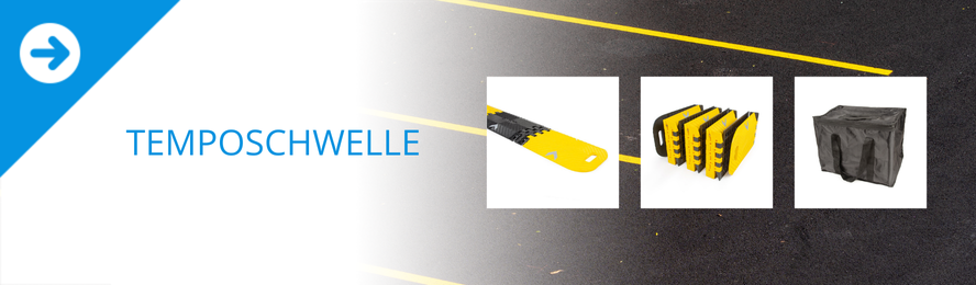 Temposchwelle 3000 × 250 × 25 mm – Mobil, robust und wirkungsvoll von Technikplaza 🛑🚗 